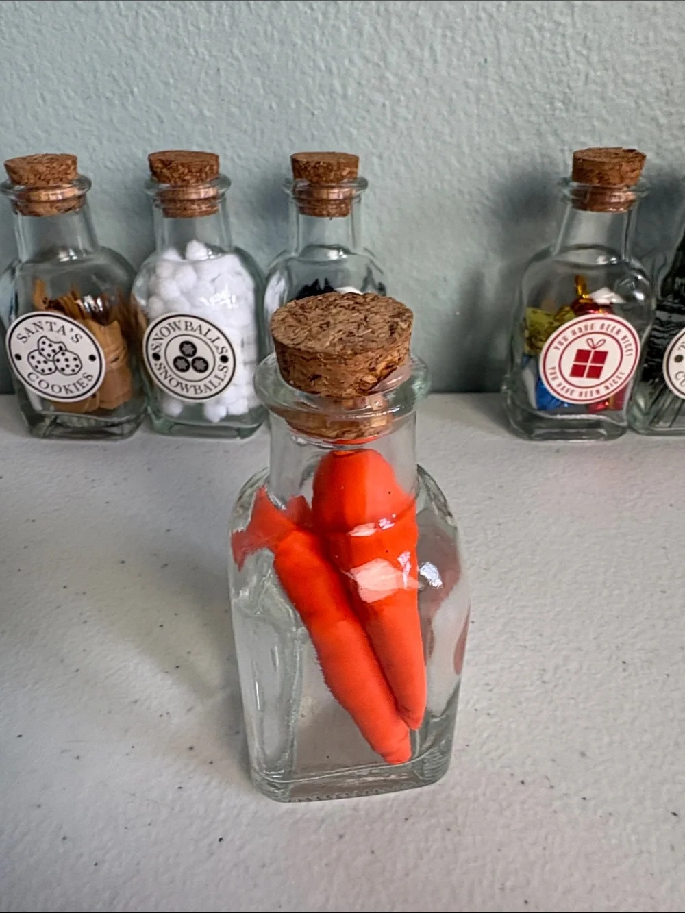 Santa’s Apothecary 6 Miniature Bottles
